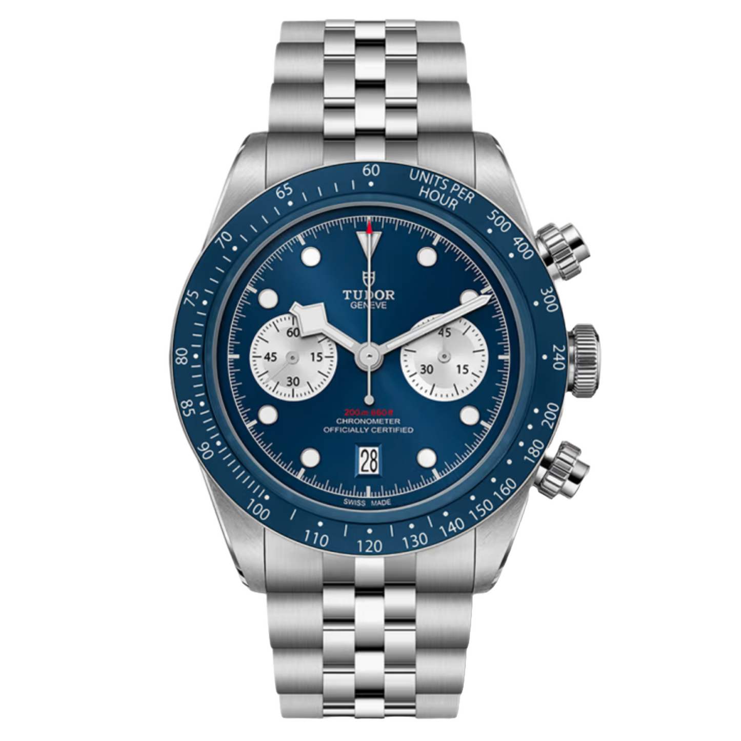 Tudor Black Bay Chrono Manufacture Calibre MT5813 41mm steel case Steel bracelet