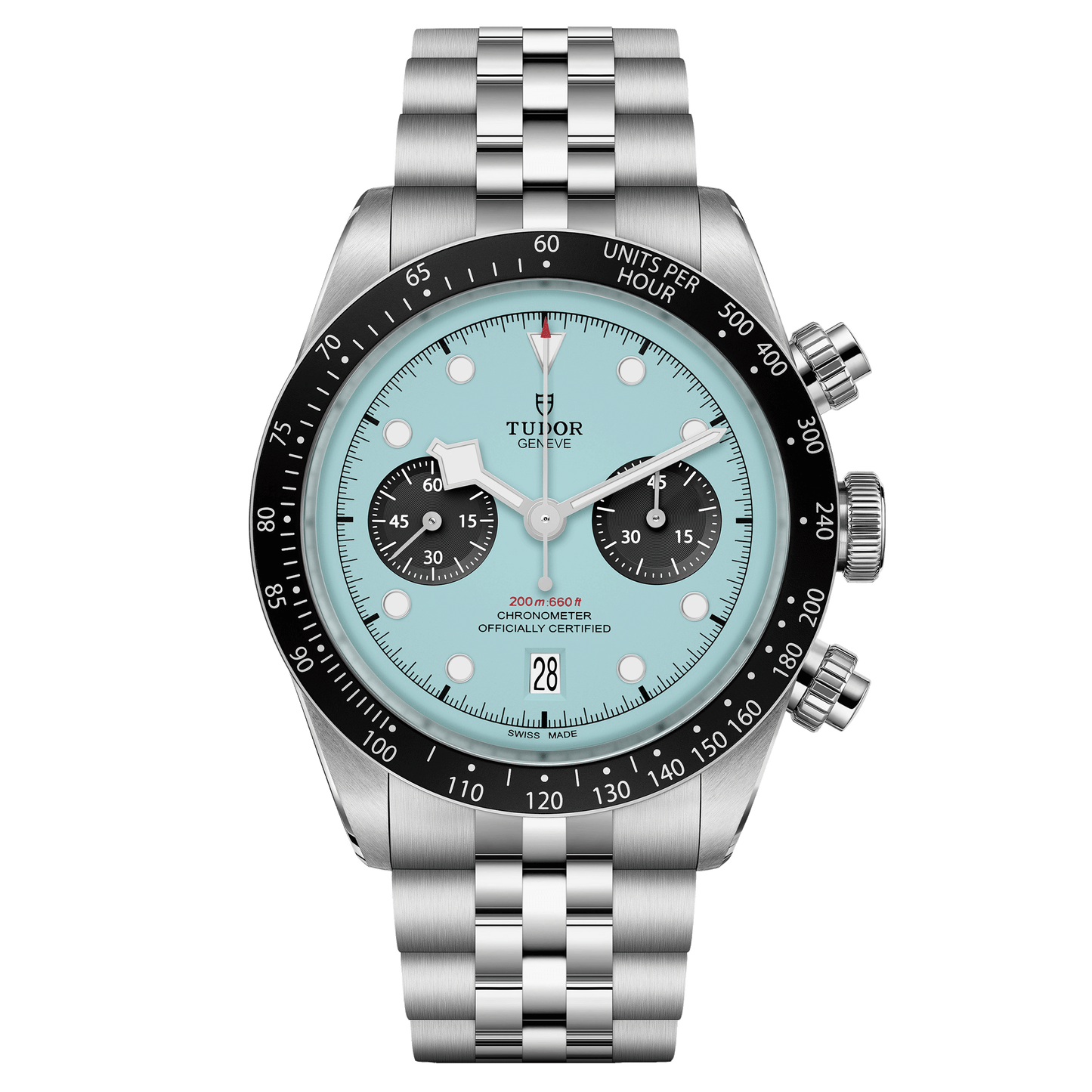Tudor Black Bay Chrono Manufacture Calibre MT5813 41mm steel case Turquoise dial