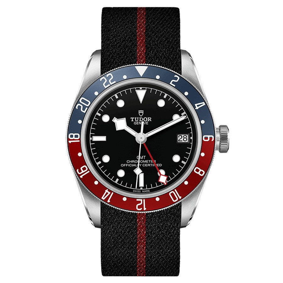 Tudor Black Bay GMT Manufacture Calibre MT5652 41mm steel case Fabric strap