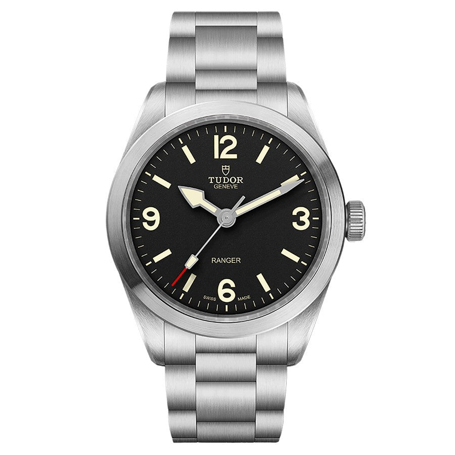 Tudor Ranger Manufacture Calibre MT5402 (COSC) Boîtier en acier de 39 mm Cadran noir