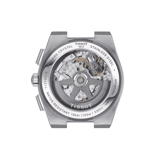 Tissot PRX Automatic Chronograph Silver Dial Steel Bracelet 42 mm