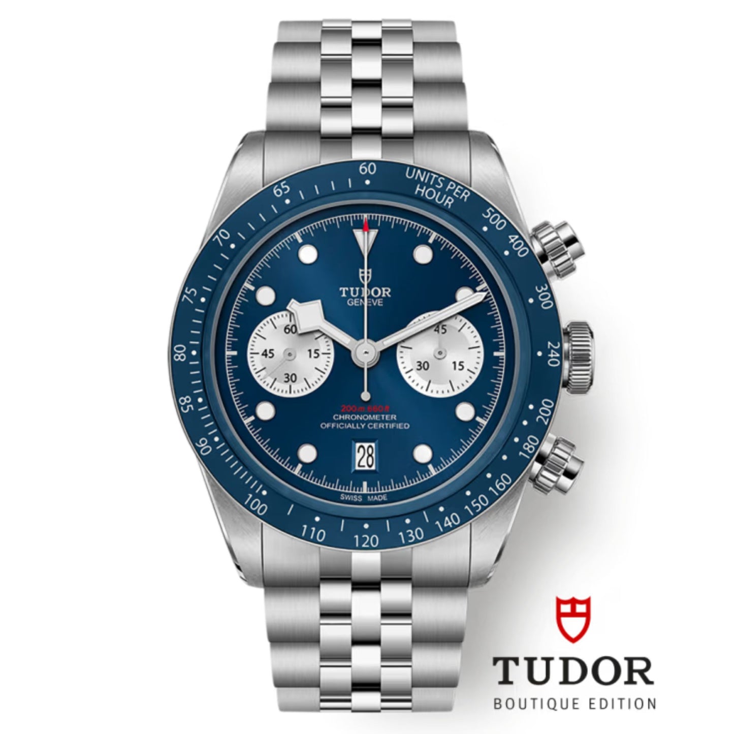 Tudor Black Bay Chrono Manufacture Calibre MT5813 41mm steel case Steel bracelet