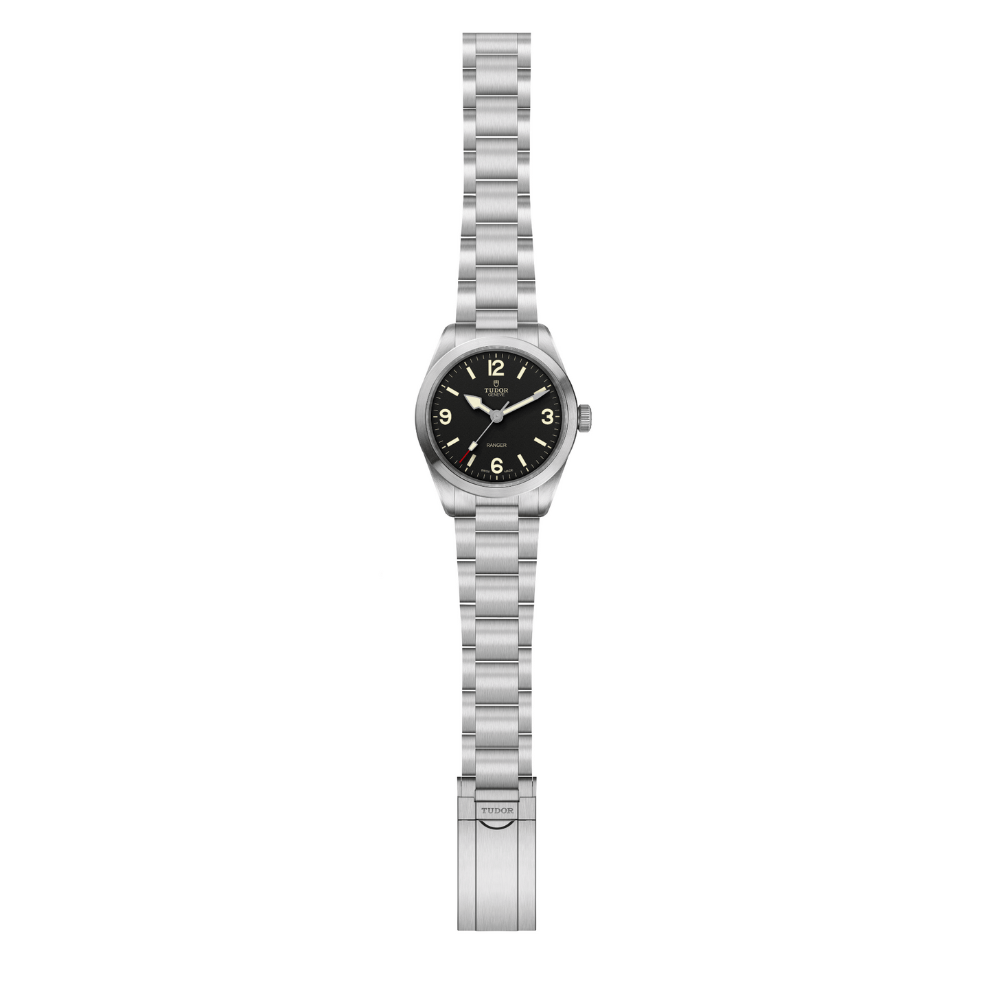 Tudor Ranger Manufacture Calibre MT5402 (COSC) Boîtier en acier de 39 mm Cadran noir