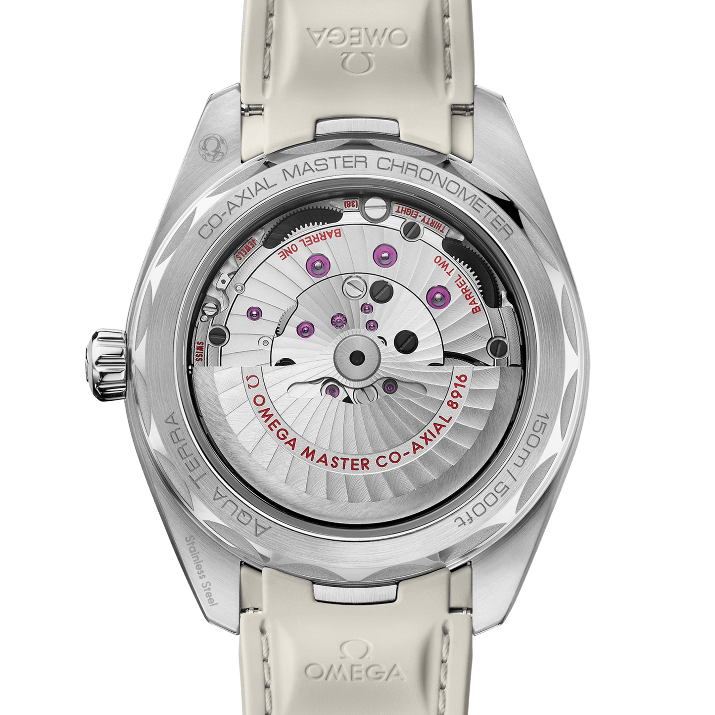 Omega Seamaster Aqua Terra 150m 34mm, steel on rubber