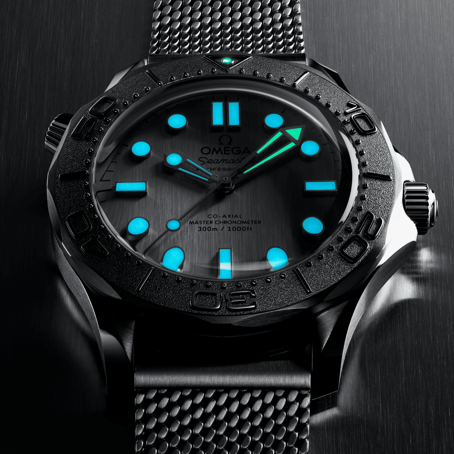 Omega Seamaster Diver 300m 42 mm, steel on steel