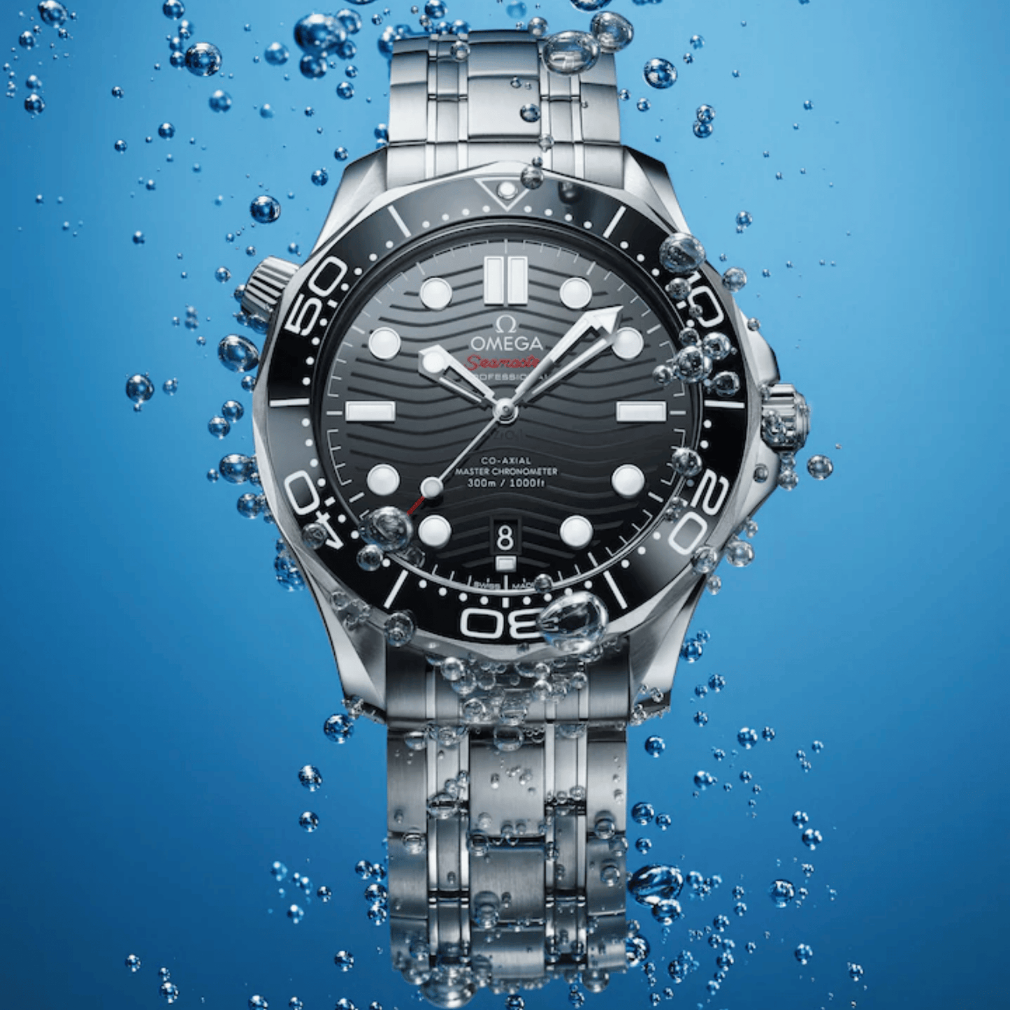 Omega Seamaster Diver 300m 42 mm, steel on steel