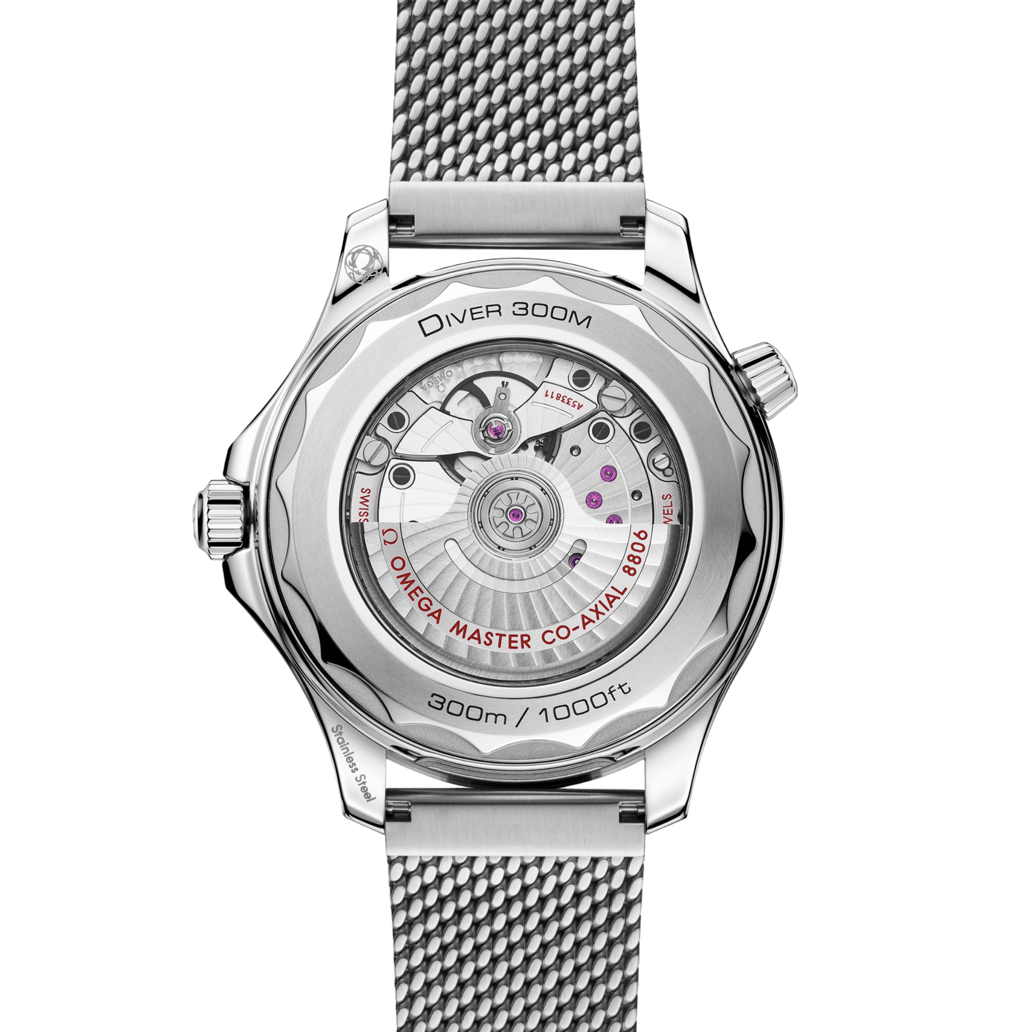 Omega Seamaster Diver 300m 42 mm, steel on steel