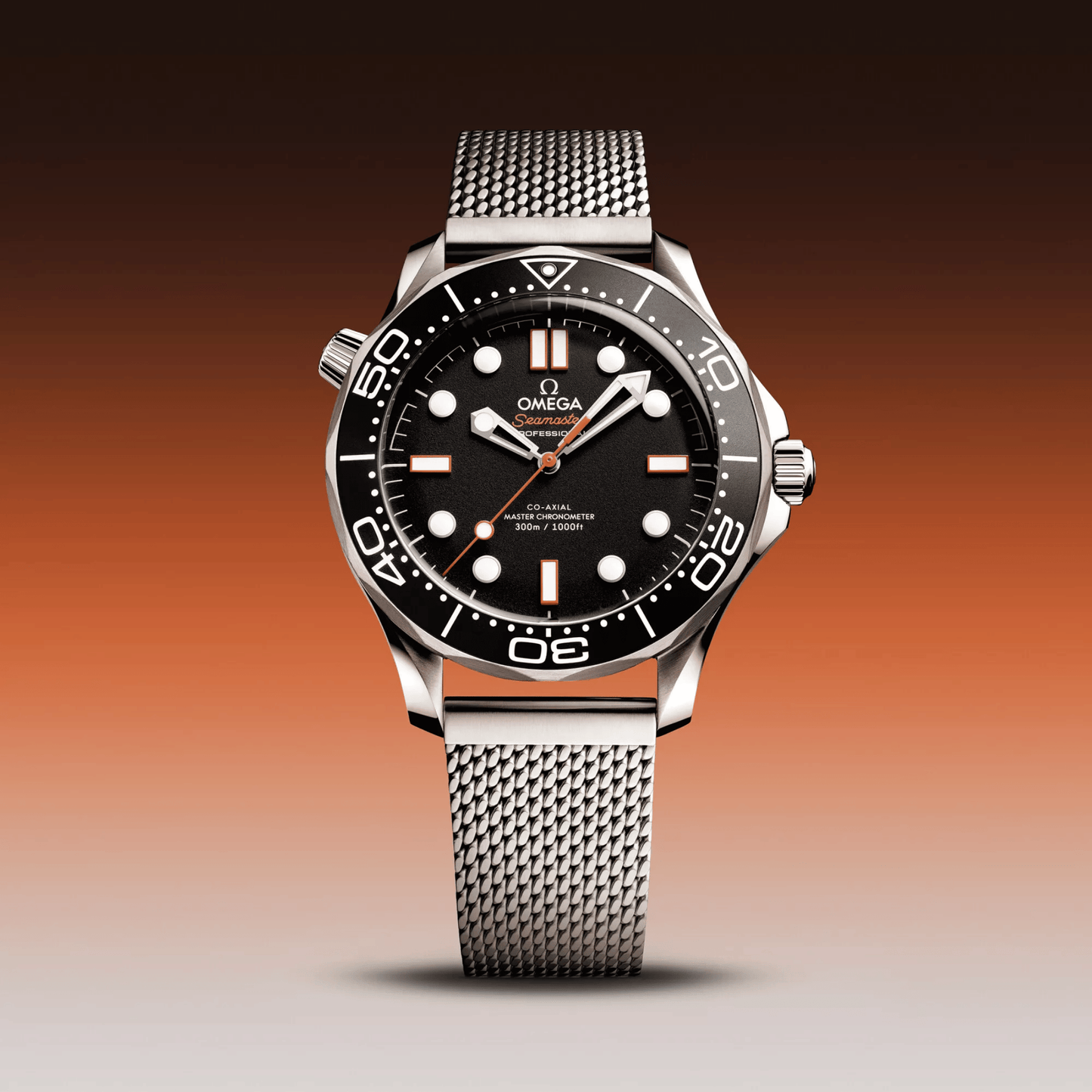 Omega Seamaster Diver 300m 42 mm, steel on steel