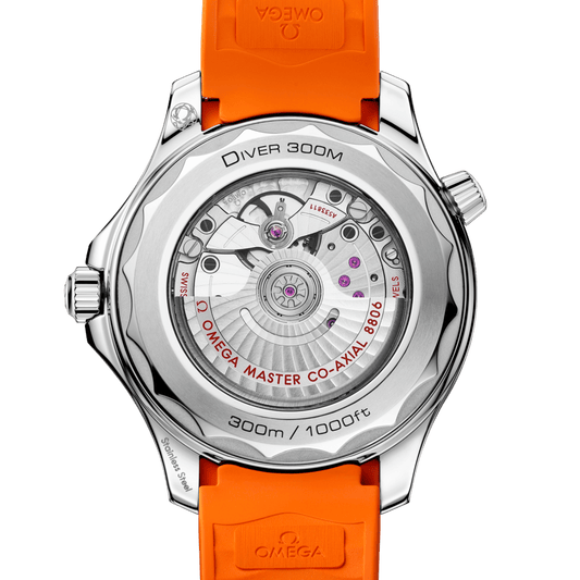 Omega Seamaster Diver 300m 42 mm, steel on rubber strap