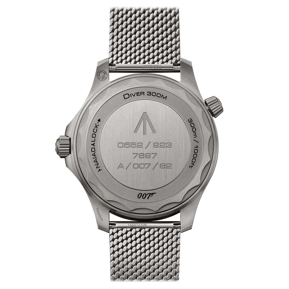 Omega Seamaster Diver 300m 42 mm, Edition 007 No Time To Die, titanium on titanium