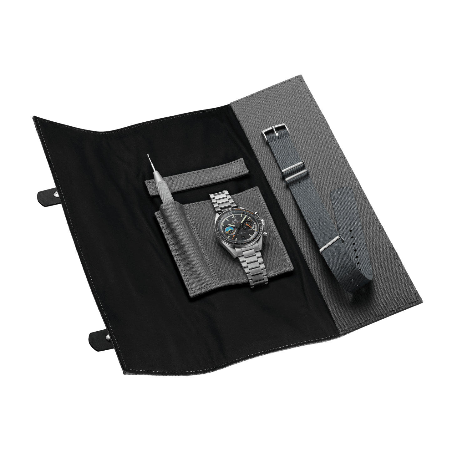 Omega Speedmaster Pilot 40.85 mm, steel on steel