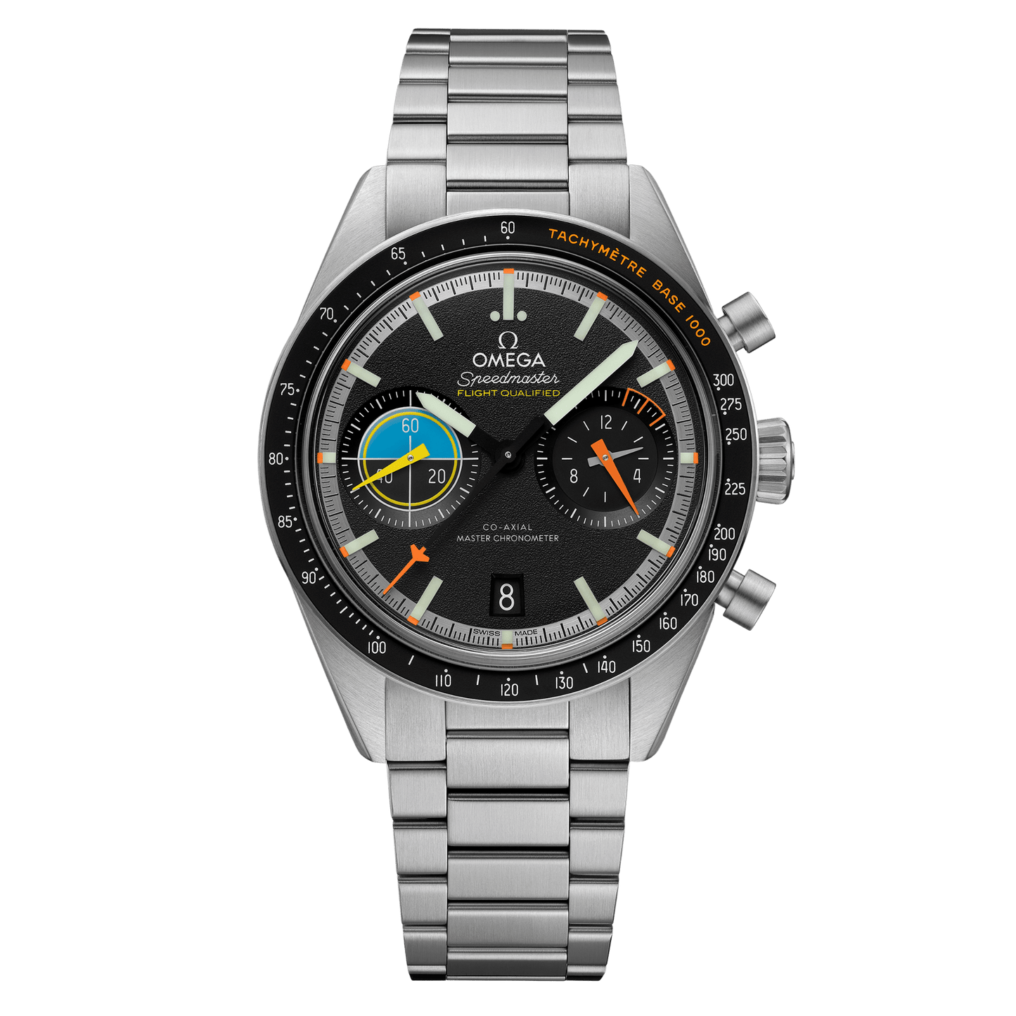 Omega Speedmaster Pilot 40.85 mm, steel on steel