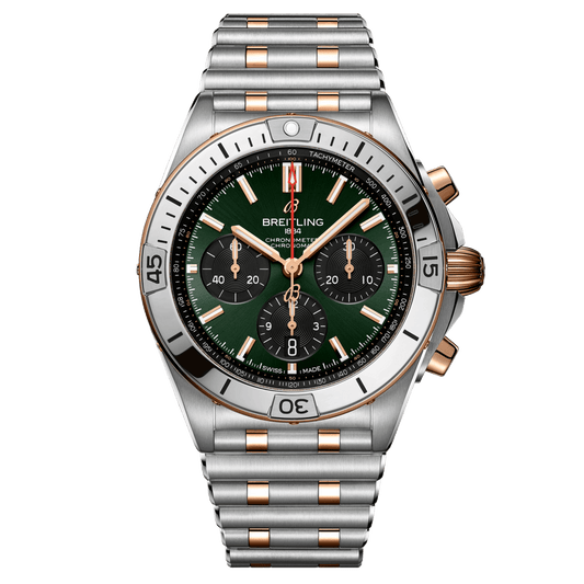 Breitling Chronomat B01 42, Stainless steel and 18k red gold