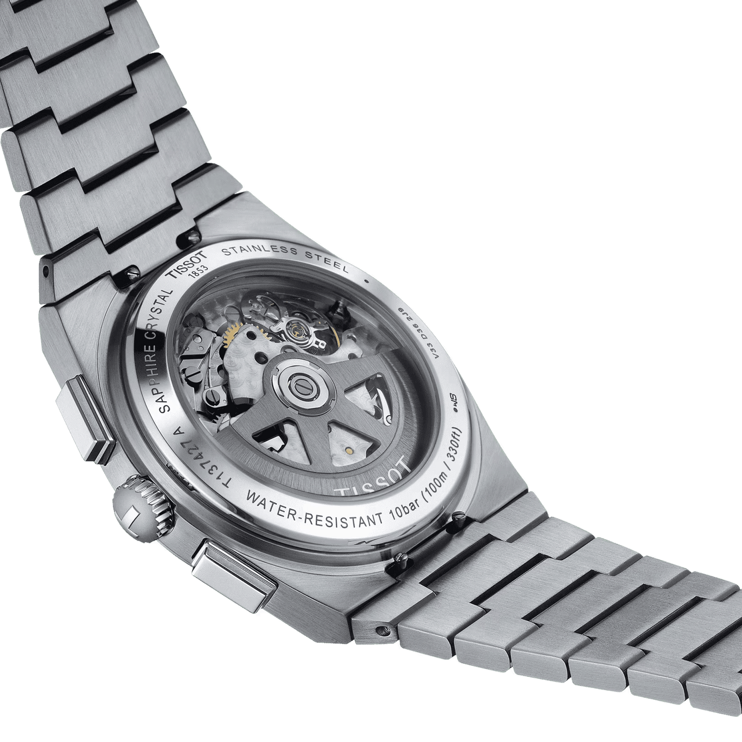 Tissot PRX Automatic Chronograph Silver Dial Steel Bracelet 42 mm