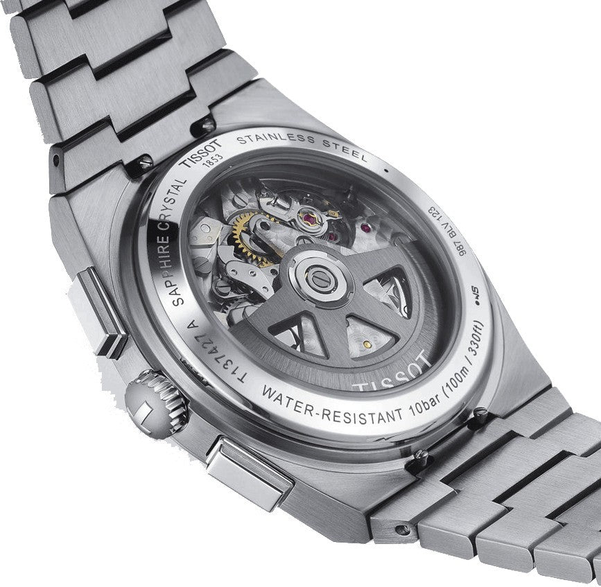 Tissot PRX Automatic Chronograph Blue Dial Steel Bracelet 42 mm