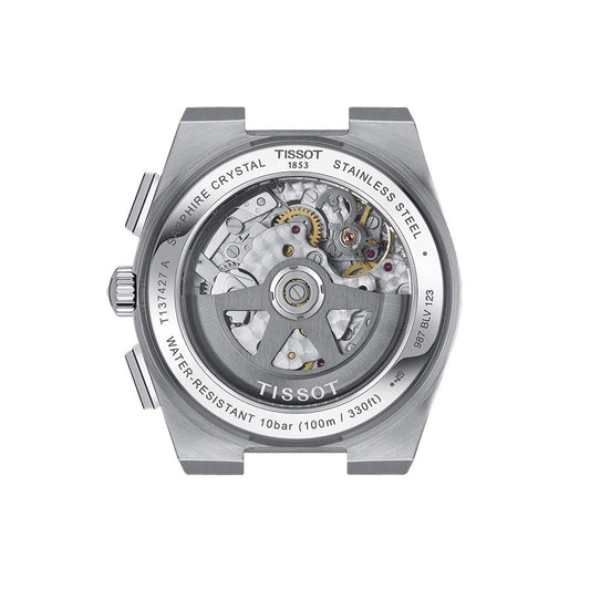 Tissot PRX Automatic Chronograph Blue Dial Steel Bracelet 42 mm