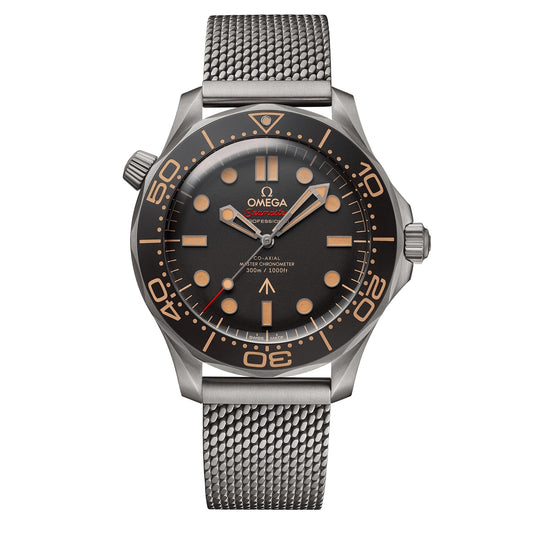 Omega Seamaster Diver 300m 42 mm, Edition 007 No Time To Die, titanium on titanium