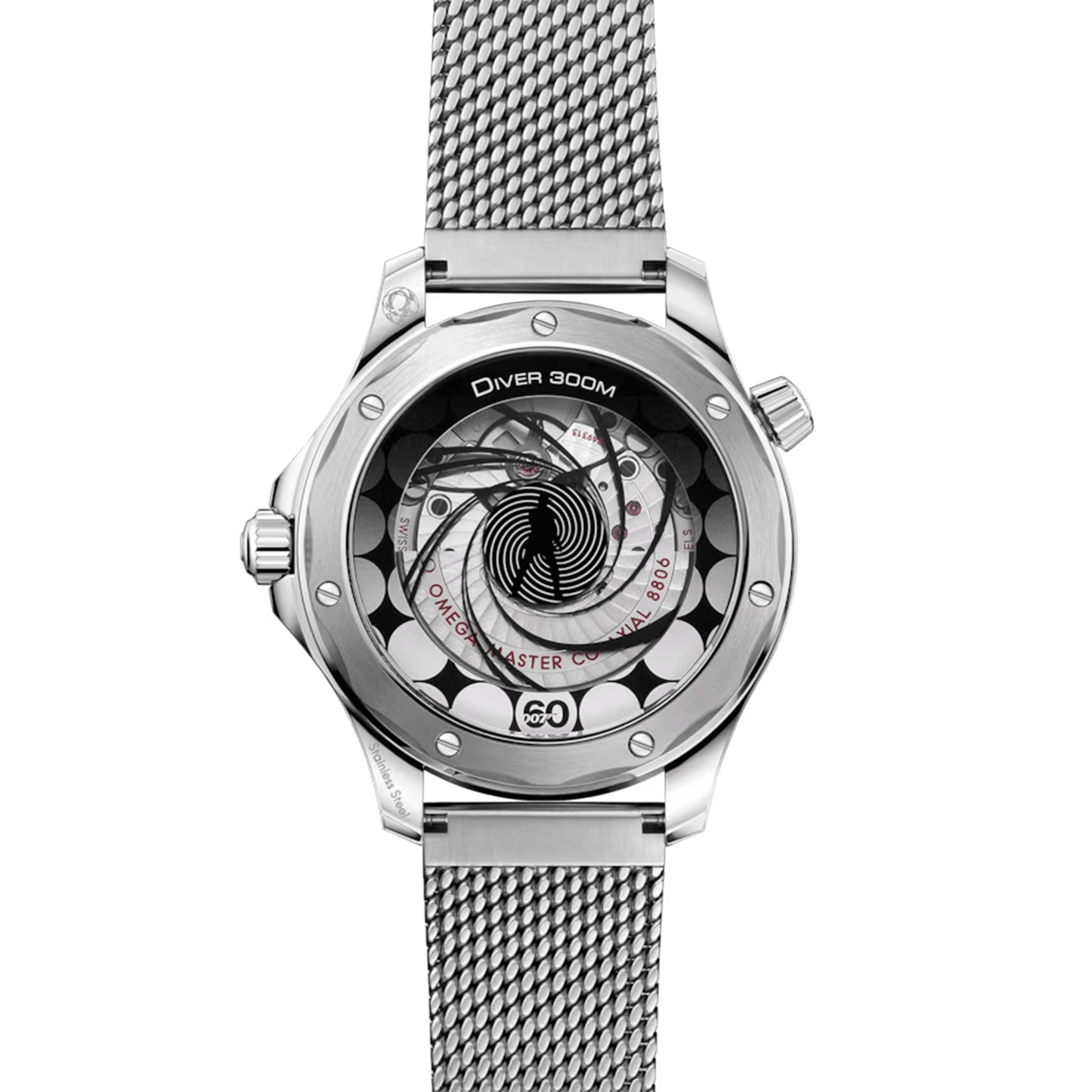 Omega Seamaster Diver 300m 42 mm, James Bond 60th, steel on steel