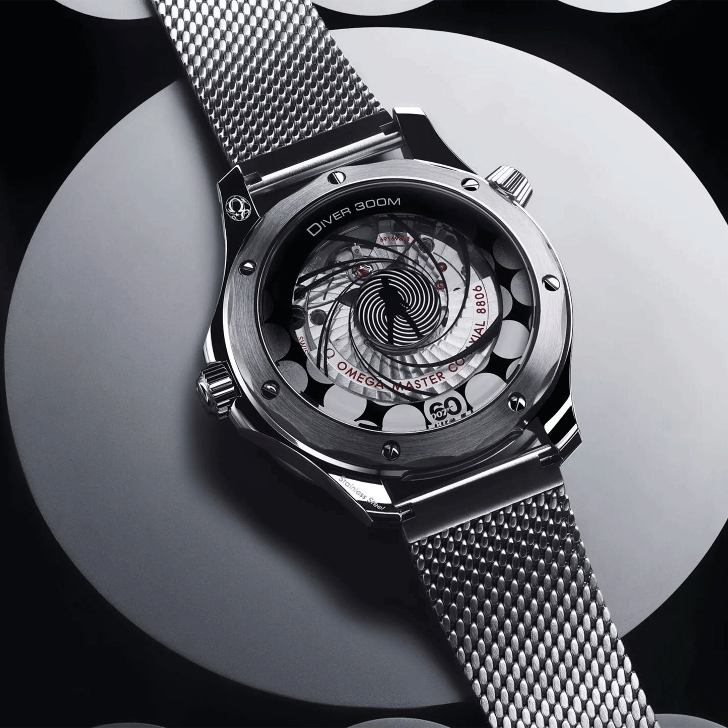 Omega Seamaster Diver 300m 42 mm, James Bond 60th, steel on steel