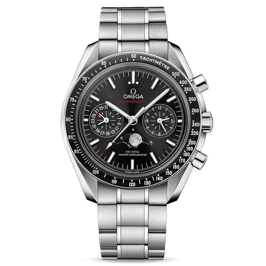 Omega Speedmaster Moonphase 44.25 mm, steel on steel