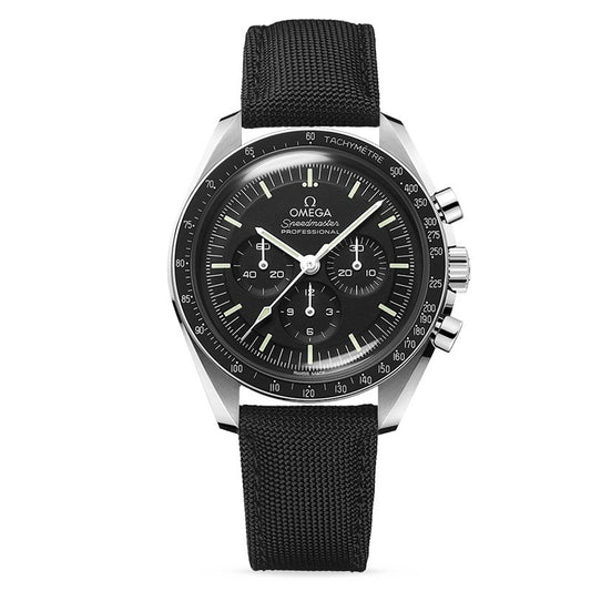 Omega Speedmaster Moonwatch Professional 42 mm, steel on coated nylon fabric strap