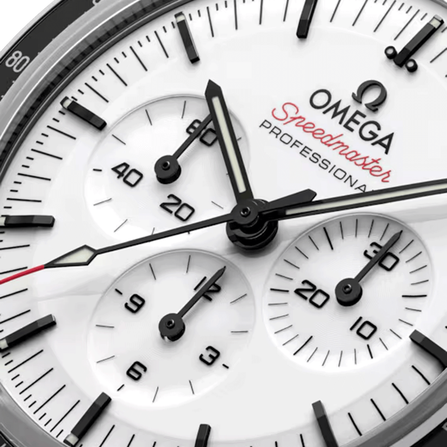 Omega Speedmaster Moonwatch Professional 42 mm, steel on rubber strap