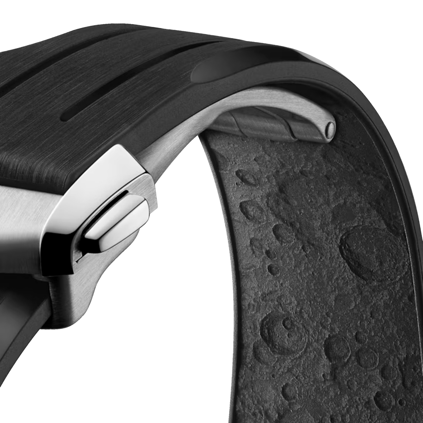 Omega Speedmaster Moonwatch Professional 42 mm, steel on rubber strap