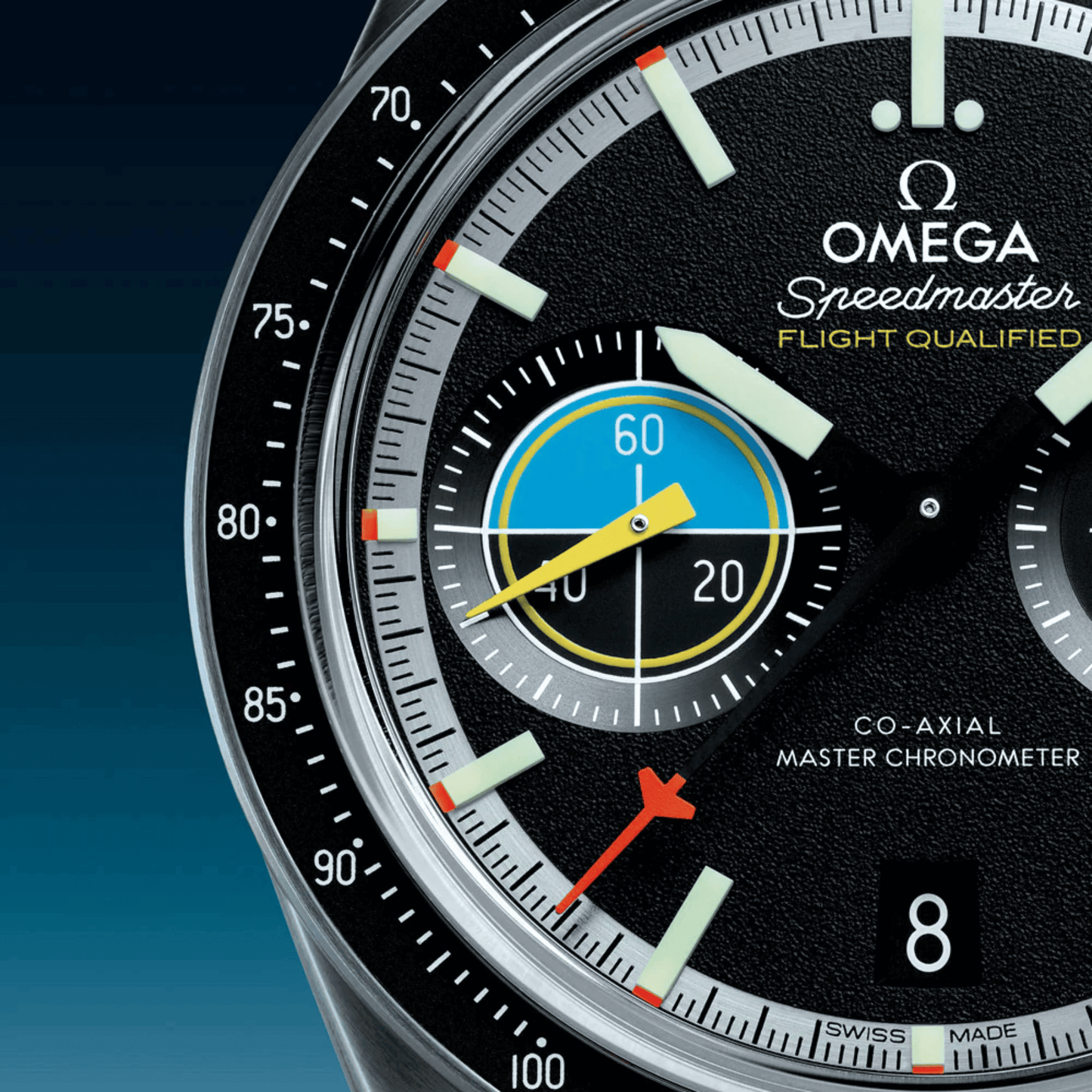 Omega Speedmaster Pilot 40.85 mm, steel on steel